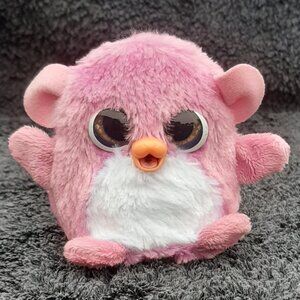 FurReal Fuzzalot Pink Monkey Interactive Animatronic Color Light Noise Works